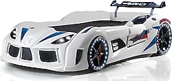 Setay Mobilya Audi V7 Rüzgarlıklı Ledli 90x190 cm Arabalı Yatak