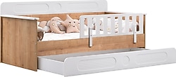 Setay Mobilya Flora Ceviz 90x190 cm Yavrulu Montessori Karyola