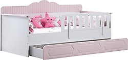 Setay Mobilya Flower Pembe 90x190 cm Yavrulu Montessori Karyola