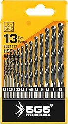 Sgs 1417 Hss 13 Parça Metal Matkap Ucu Seti