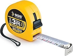 Sgs SGS2000 3 mt/16 Mm Çelik Şerit Metre