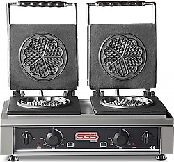 Sgs WB 25 DE 2'li Endüstriyel Waffle Makinesi