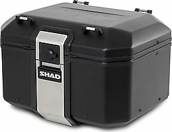 Shad TR48 Terra 48 lt Alüminyum Siyah Motosiklet Çantası