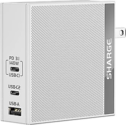 Sharge S140 140 W Beyaz Hızlı Şarj Adaptörü