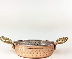 Shark Anadolu El Dövmesi Bakır Tava Sahan 14 cm