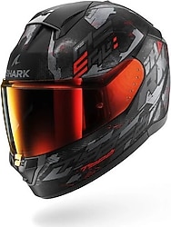 Shark Ridill 2 Molokai Siyah Kırmızı Full Face Motor Kaskı