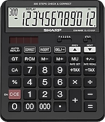 Sharp EL-CC12GP 12 Haneli Masaüstü Hesap Makinesi