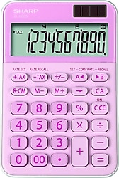 Sharp EL-M335BPK Pembe 10 Haneli Masaüstü Hesap Makinesi