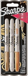 Sharpie 1986006 3'lü Metalik Marker Kalem Seti