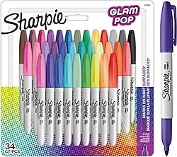 Sharpie Fine Glam Pop 34'lü Permanent Marker Kalem