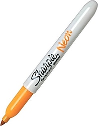 Sharpie Fine Neon Turuncu Permanent Marker Kalem