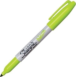 Sharpie Fine Neon Yeşil Permanent Marker Kalem