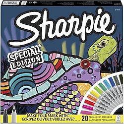 Sharpie Fine Kaplumbağa 20'li Permanent Marker Kalem Seti