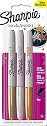 Sharpie 1849114 3'lü Metalik Marker Kalem Seti