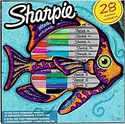 Sharpie Fine Balık 28'li Permanent Marker Kalem Seti