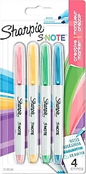 Sharpie Snote Creative Kesik Uçlu 4'lü Marker Kalem Seti