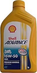 Shell Advance AX5 15W-50 4T 1 lt Motosiklet Yağı