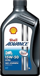 Shell Advance Ultra 15W-50 4T 1 lt Motosiklet Yağı