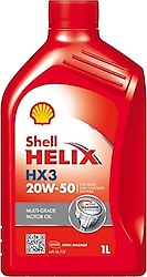 Shell Helix HX3 20W-50 1 lt Motor Yağı