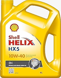 Shell Helix HX5 SN 10W-40 4 lt Motor Yağı - 2025