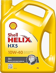 Shell Helix HX5 SN 10W-40 4 lt Motor Yağı