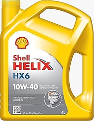 Shell Helix HX6 10W-40 4 lt Motor Yağı - 2026