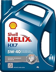 Shell Helix HX7 5W-40 4 lt Motor Yağı