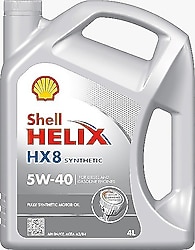 Shell Helix HX8 Synthetic 5W-40 4 lt Motor Yağı - 2025