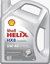 Shell Helix HX8 Synthetic 5W-40 4 lt Motor Yağı
