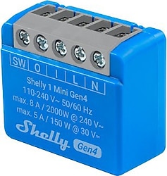 Shelly 1 Mini Gen4 Wi-Fi Akıllı Röle