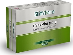 Shiffa Home E Vitamini 400 IU 700 mg 60 Kapsül