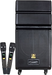 Shile SL-1612B 2 El Mikrofonlu Taşınabilir Hoparlör