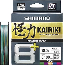 Shimano Kairiki 8+ 300 m 0.19 mm 13.4 kg İp Misina