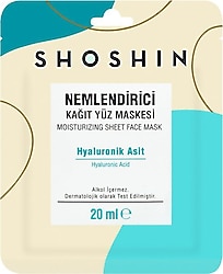 Shoshin Hyaluronik Asit Nemlendirici Kağıt Maske