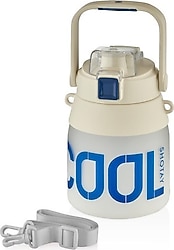 Shotay Soft Hippo ST-6275 Beyaz 1000 ml Tritan Matara