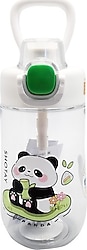 Shotay ST-7011 Panda Desenli Beyaz 500 ml Tritan Matara