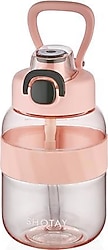 Shotay ST-7512 Pembe 700 ml Tritan Pipetli Matara