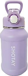 Shotay ST-8238 Mor 720 ml Pipetli Çelik Matara