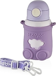 Shotay Happy Everyday ST-8816 480 ml Pipetli Çelik Termos Matara