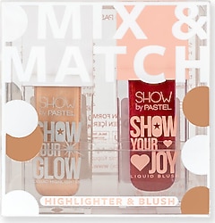 Show By Pastel Mix & Match Glow Liquid Highlighter 72 & Joy Liquid Blush 55 Makyaj Seti