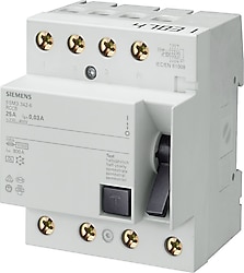 Siemens 5SM3345-0 4x125 A 400 V 30 mA AC Tipi Kaçak Akım Rölesi
