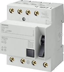 Siemens 5SM3648-6 4x100 A 400 V 300 mA A Tipi Kaçak Akım Rölesi