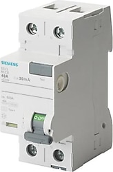 Siemens 5SV3311-6 2x16 A 230 V 30 mA A Tipi Kaçak Akım Rölesi