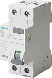 Siemens 5SV3317-6 2x80 A 230 V 30 mA A Tipi Kaçak Akım Rölesi