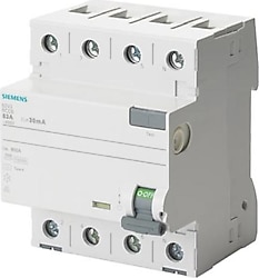 Siemens 5SV3346-6 4x63 A 400 V 30 mA A Tipi Kaçak Akım Rölesi