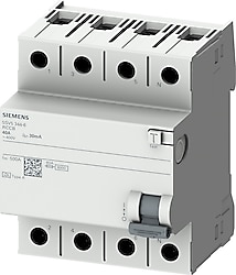 Siemens 5SV5342-6 4x25 A 400 V 30 mA A Tipi Kaçak Akım Rölesi