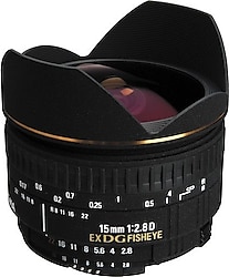 Sigma 15mm f/2.8 EX DG Diagonal Fisheye Lens
