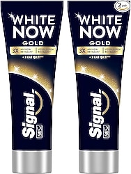 Signal White Now Gold Beyazlatıcı 75 ml 2 Adet Florürlü Diş Macunu