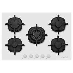 Silverline CS5426 75 cm Wok Gözlü Cam Ankastre Ocak