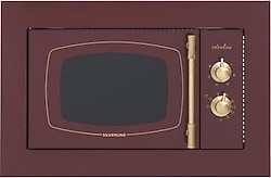 Silverline MW9033R01 Rustik Retro 23 lt Kırmızı Ankastre Mikrodalga Fırın